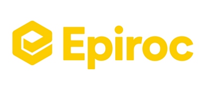 Epiroc logo Yellow PMS 7545